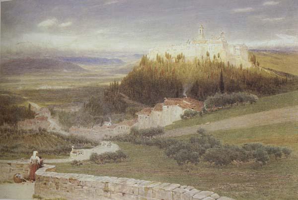 Albert Goodwin,RWS Certosa,near Florence (mk46) Germany oil painting art
